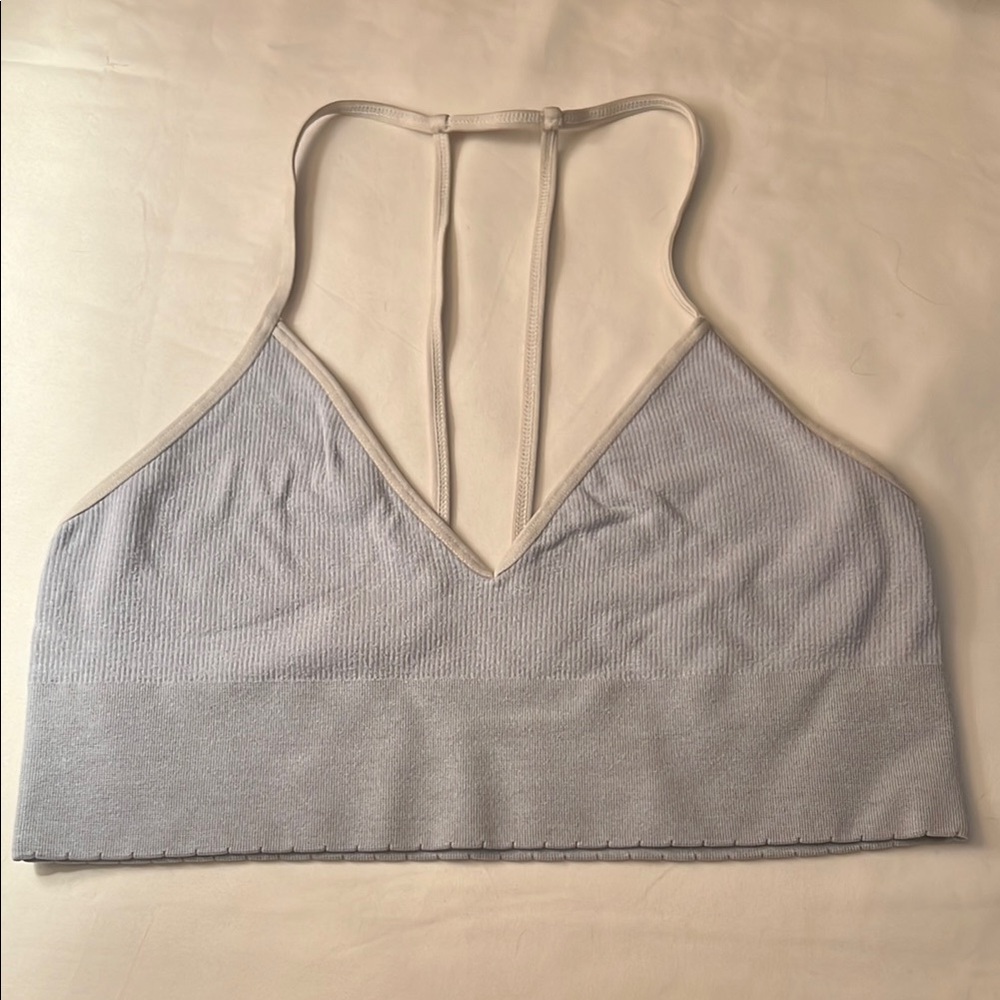 Anthropologie - Baby Blue Ribbed Bralette